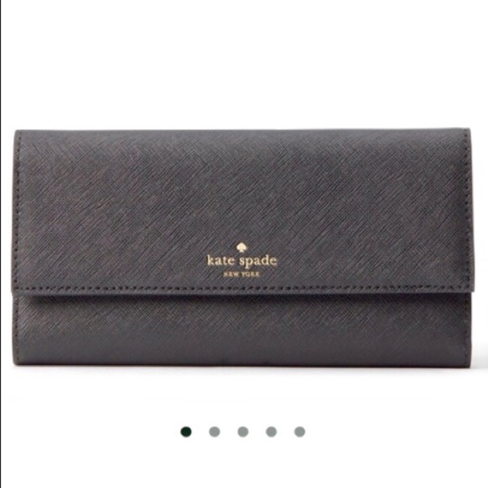 kate spade | Black Leather Wallet